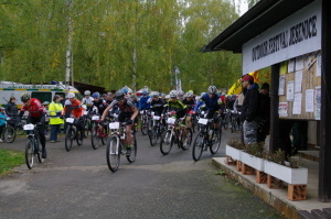 MTB Jesenický Surovec Výjezd z kempu